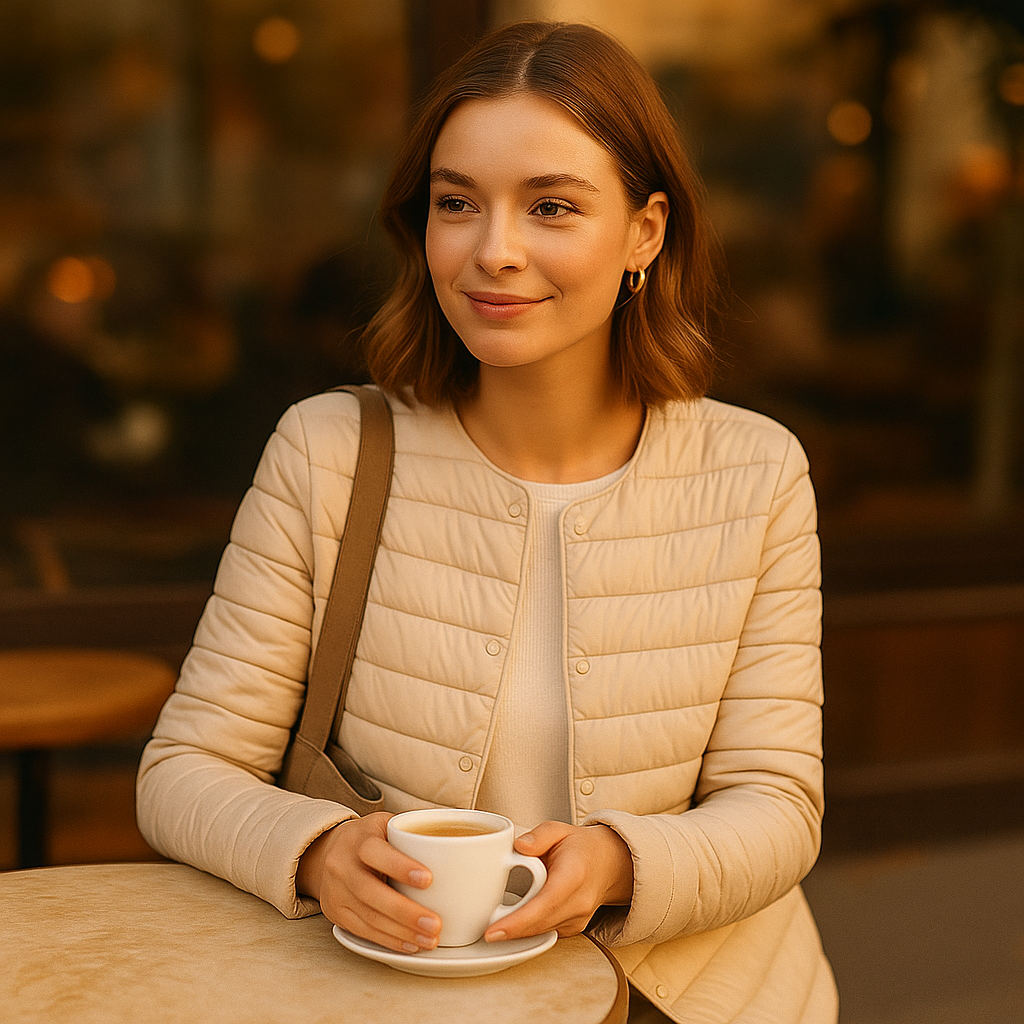 Lichte Dames Donsjack Winter