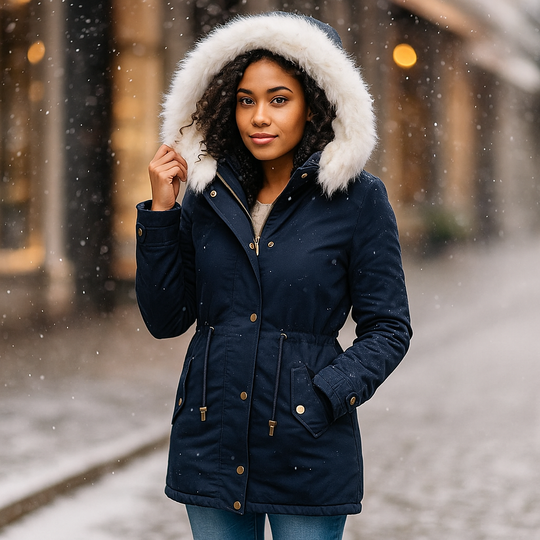 WOLFF – Elegante Winterjas met Capuchon en Knopen