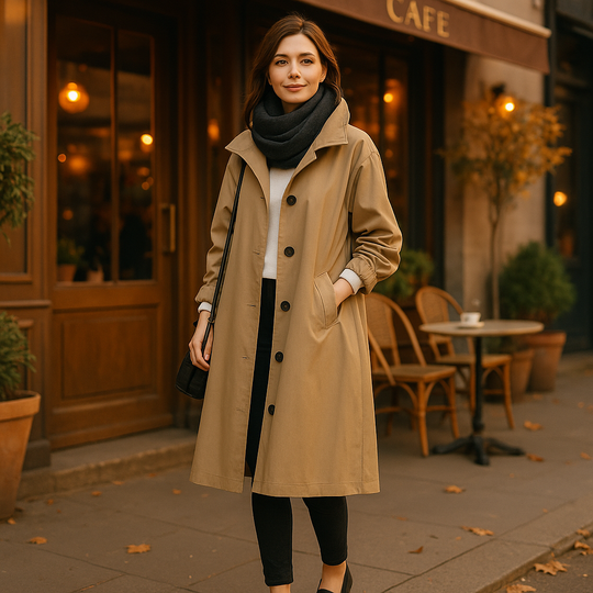 Sevena Waterdichte Trenchcoat Voor Vrouwen