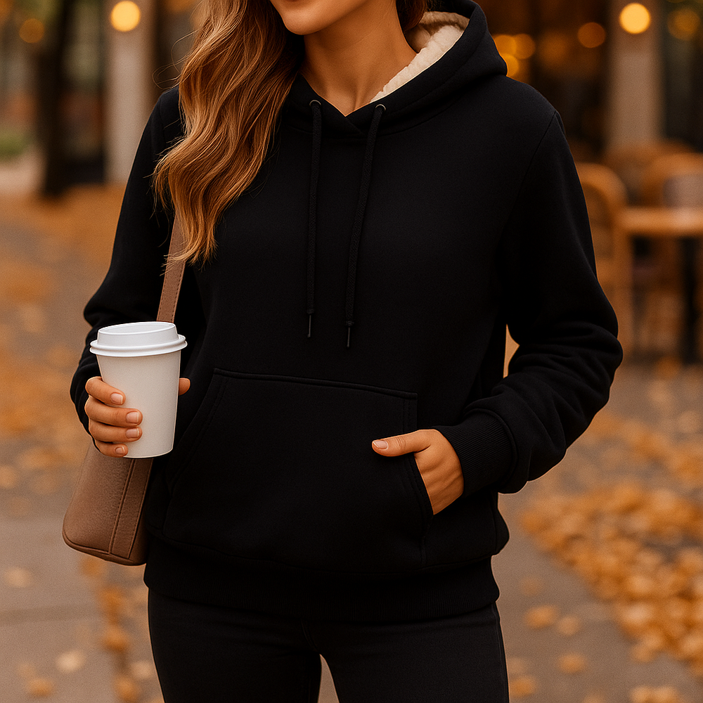 Calliope – Warme Fleece Hoodie met Capuchon