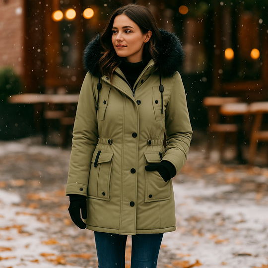 Vivano – Waterdichte Winterjas met Capuchon voor Dames