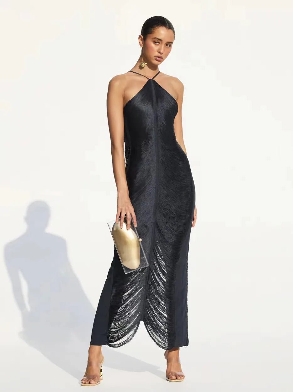 Asymmetrische Midi Zomerjurk van Lichtgewicht Stof - ZovaFashion - Midi Jurk