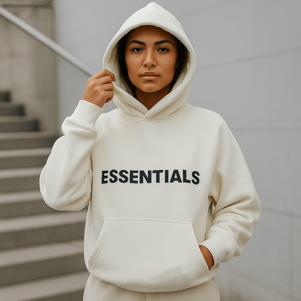 Damessweater met capuchon - kangoeroe zak