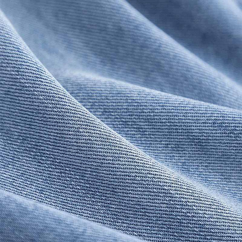 Bonfilia Trench - Denim Stiksels - Unieke Stijl - Duurzaamheid