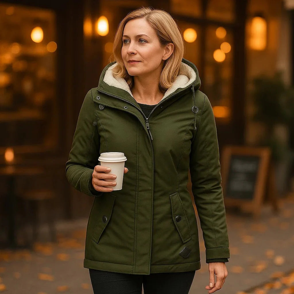 Elsie Belle Geplooide Katoenen Teddyjas met Kap