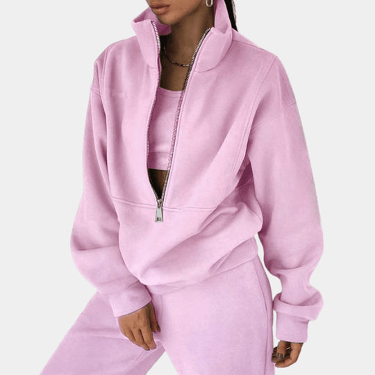 Comfortabel trainings - en huispak voor dames - Vanessa - ZovaFashion - co - ord set dames