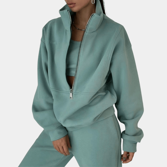 Comfortabel trainings - en huispak voor dames - Vanessa - ZovaFashion - co - ord set dames