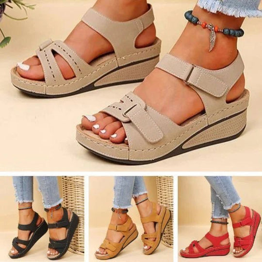 Comfortabele Orthopedische Sandalen Dames met Verstelbare Bandjes - Joyce - ZovaFashion - Sandalen Dames