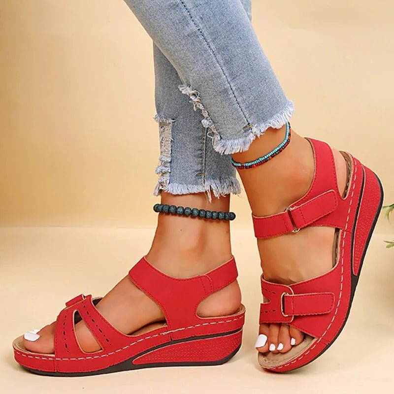Comfortabele Orthopedische Sandalen Dames met Verstelbare Bandjes - Joyce - ZovaFashion - Sandalen Dames