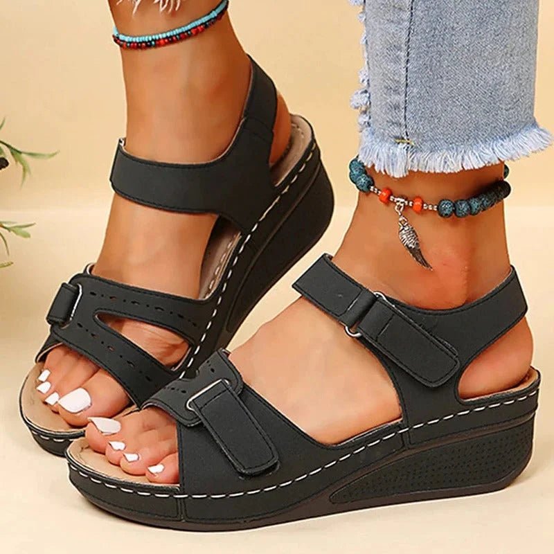 Comfortabele Orthopedische Sandalen Dames met Verstelbare Bandjes - Joyce - ZovaFashion - Sandalen Dames