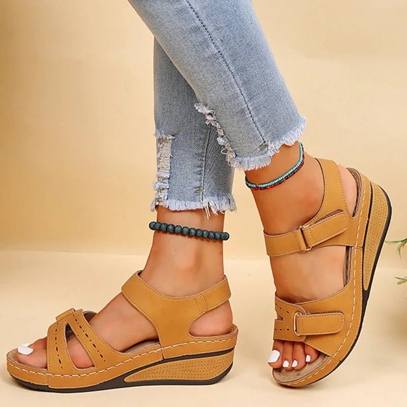 Comfortabele Orthopedische Sandalen Dames met Verstelbare Bandjes - Joyce - ZovaFashion - Sandalen Dames