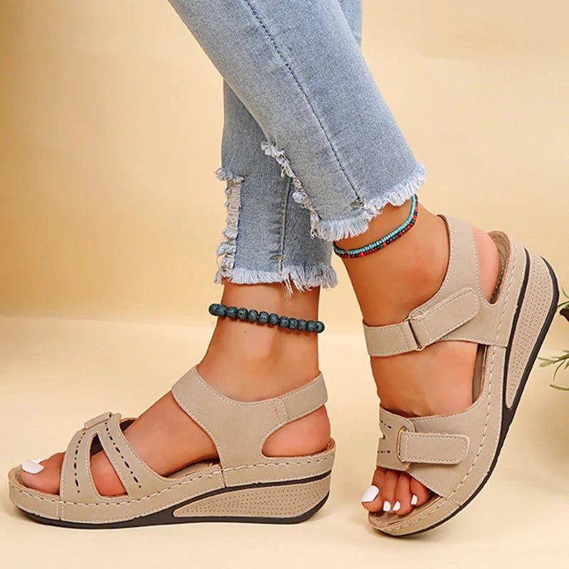 Comfortabele Orthopedische Sandalen Dames met Verstelbare Bandjes - Joyce - ZovaFashion - Sandalen Dames