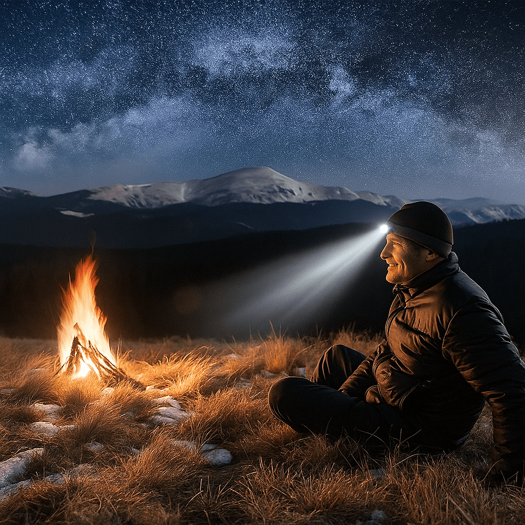 LED Pet met Afneembare Hoofdlamp