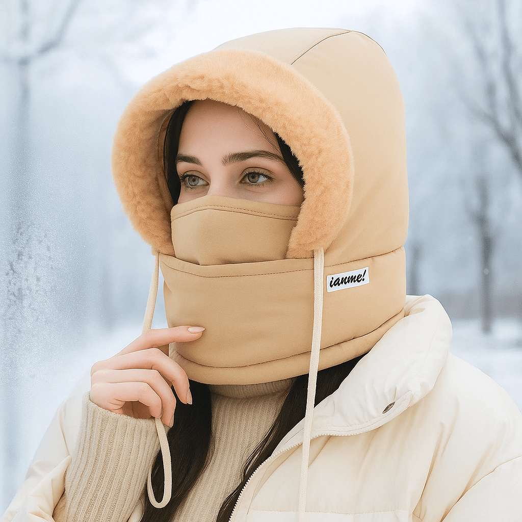 Dubbele Thermo Muts met Volledige Bescherming