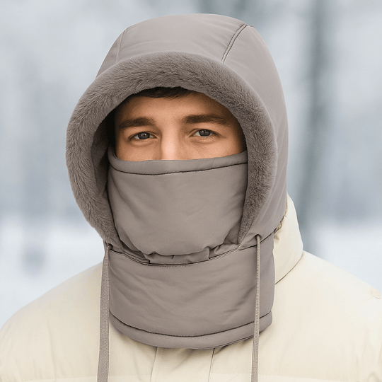 Dubbele Thermo Muts met Volledige Bescherming