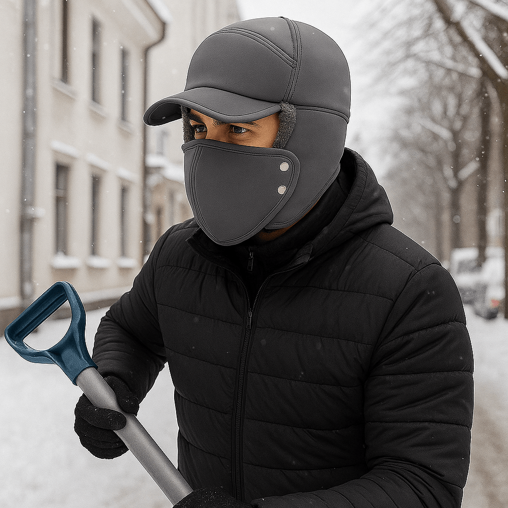 Winter winddichte thermische trapper muts