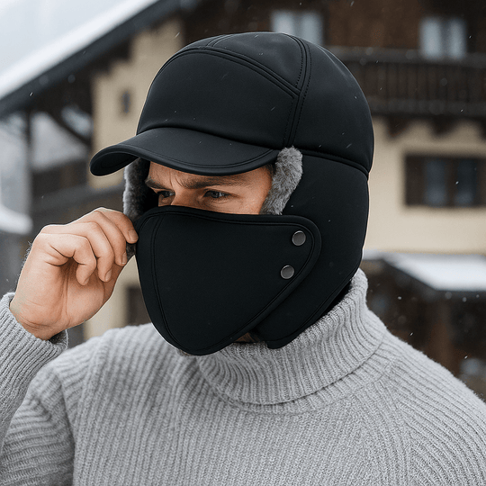 Winter winddichte thermische trapper muts