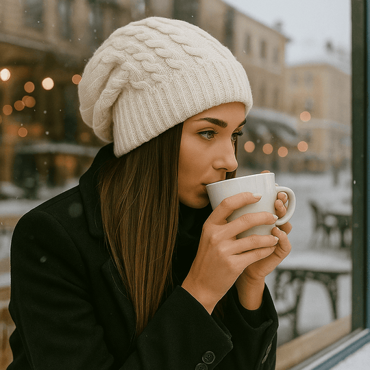 Dames wintermuts, dikke brei, casual