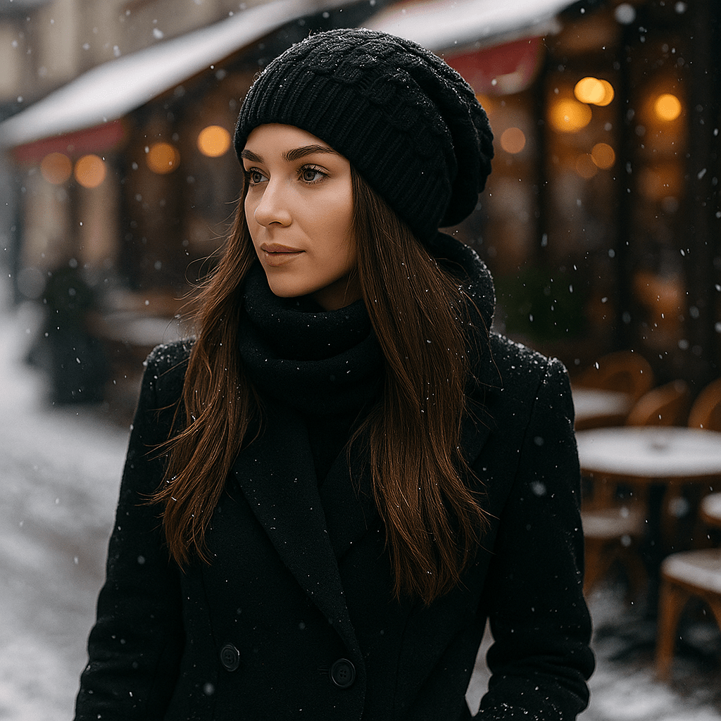 Dames wintermuts, dikke brei, casual