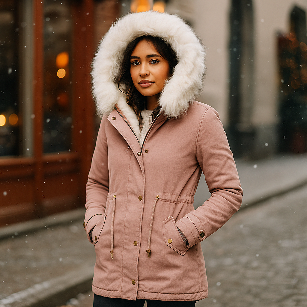 WOLFF – Elegante Winterjas met Capuchon en Knopen