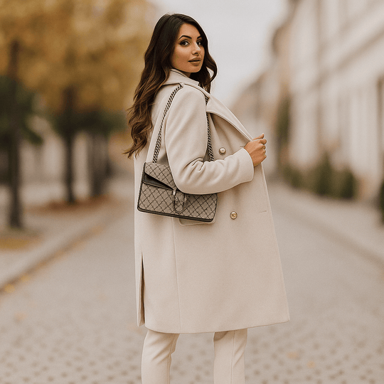 Damesjas - Dubbelzijdig - Lange mouwen - Reverskraag