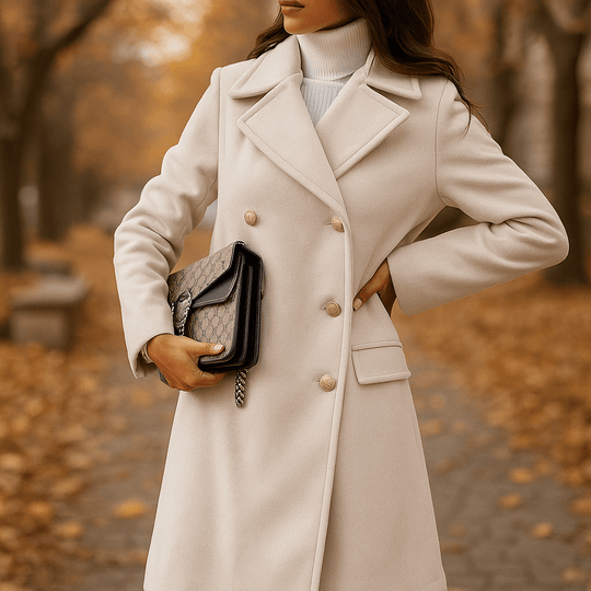 Damesjas - Dubbelzijdig - Lange mouwen - Reverskraag