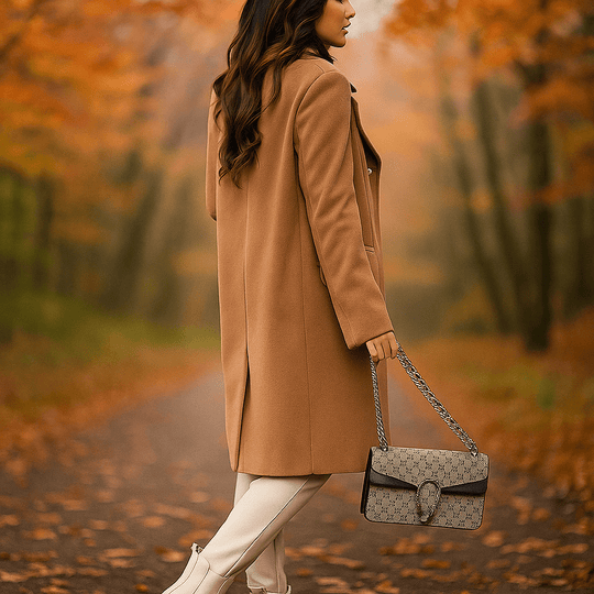 Damesjas - Dubbelzijdig - Lange mouwen - Reverskraag