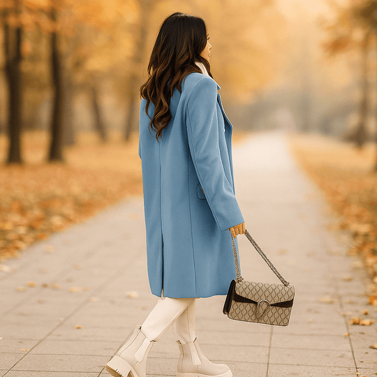 Damesjas - Dubbelzijdig - Lange mouwen - Reverskraag