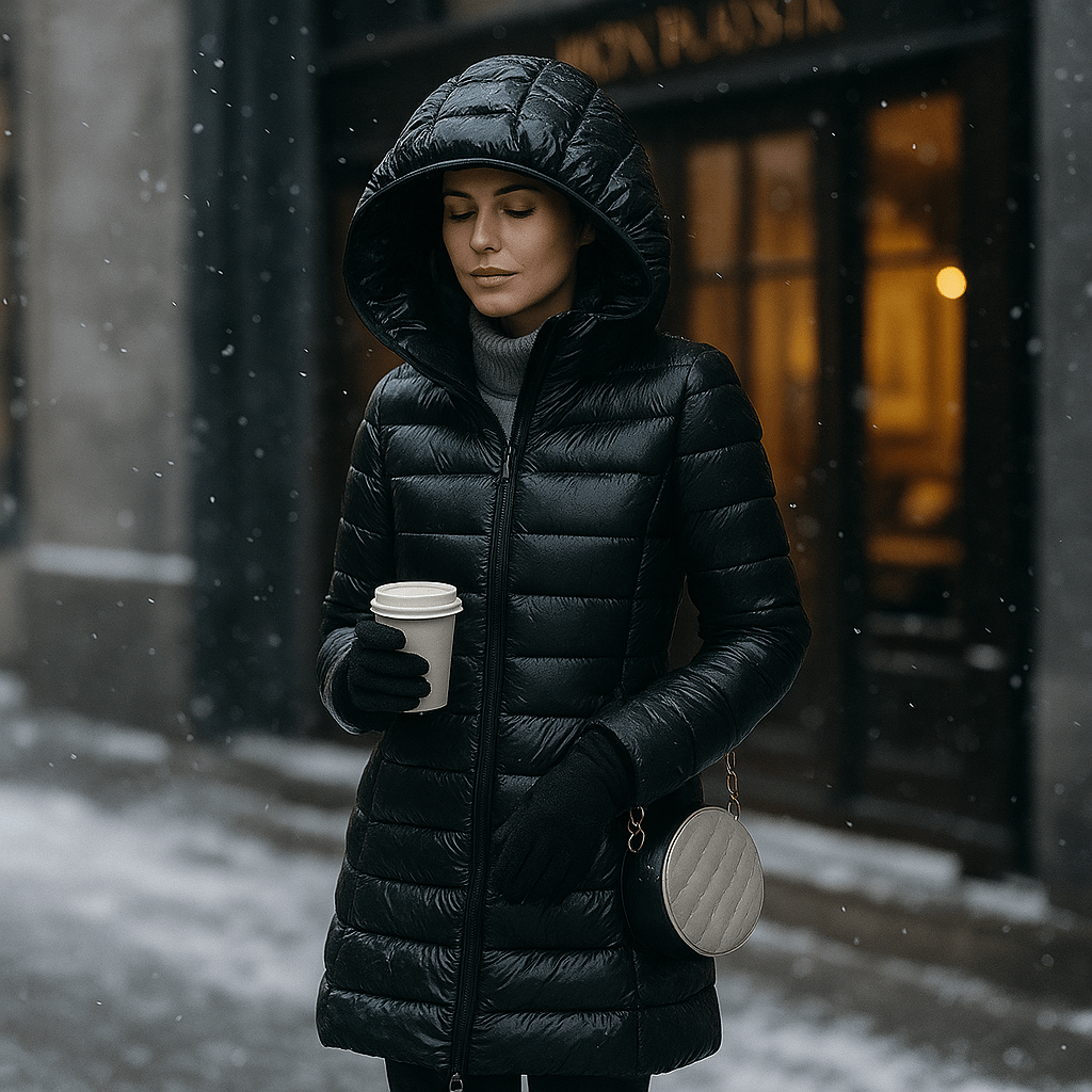 Dames Ultralichte Winterjas Casual