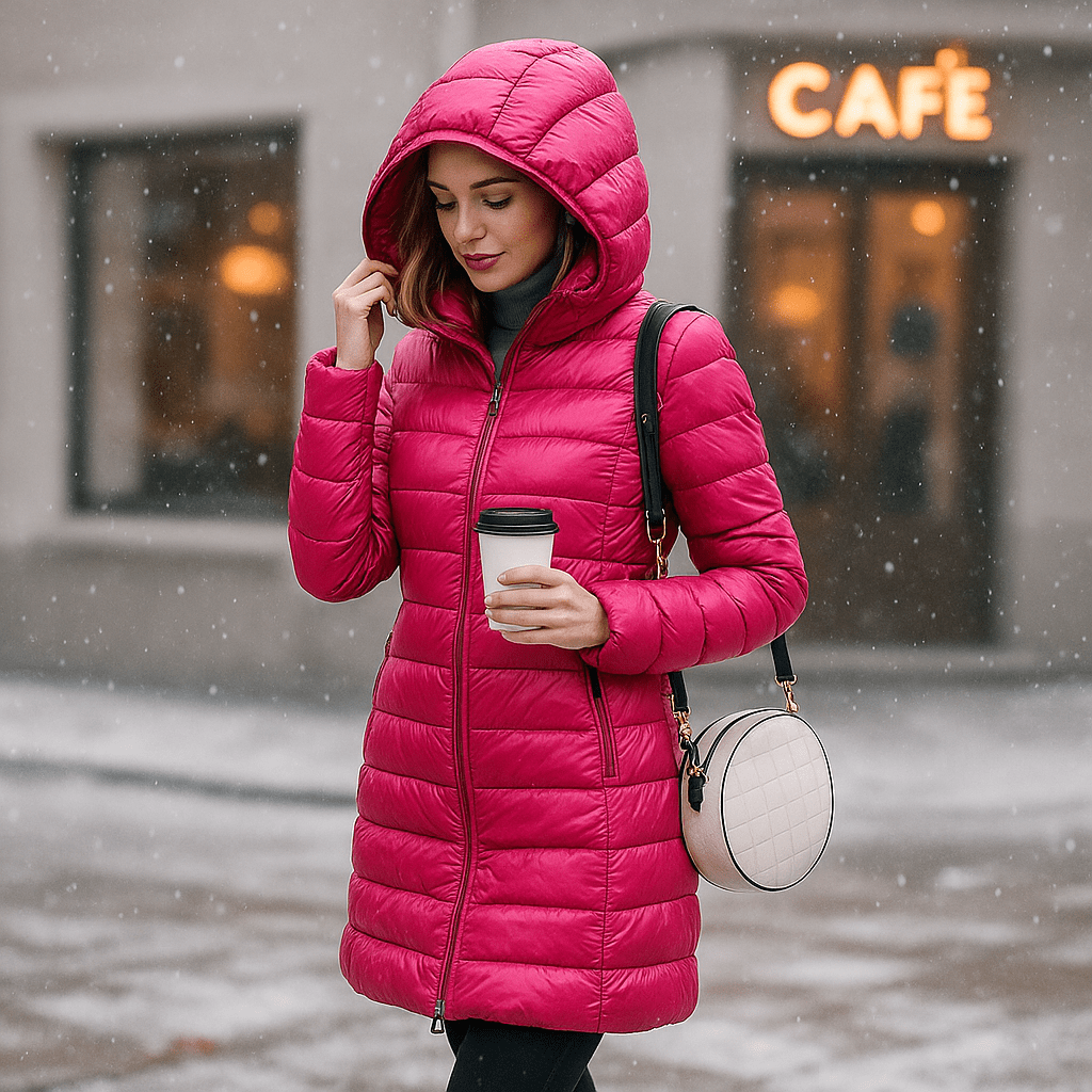 Dames Ultralichte Winterjas Casual