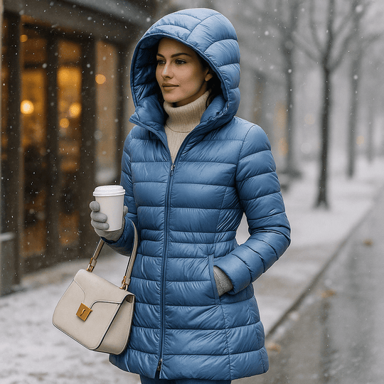 Dames Ultralichte Winterjas Casual