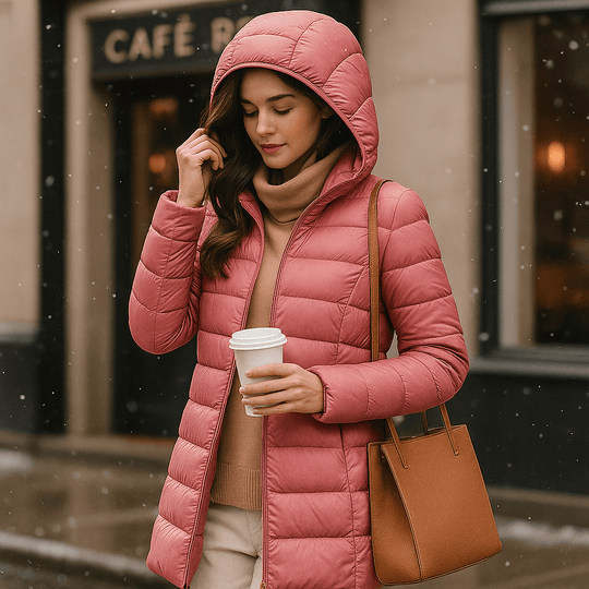 Dames Ultralichte Winterjas Casual