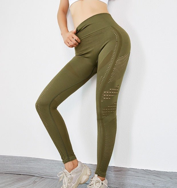 Elastische Joggingbroek Dames van Ademend Stretchmateriaal met Hoge Taille - ZovaFashion - Joggingbroek dames