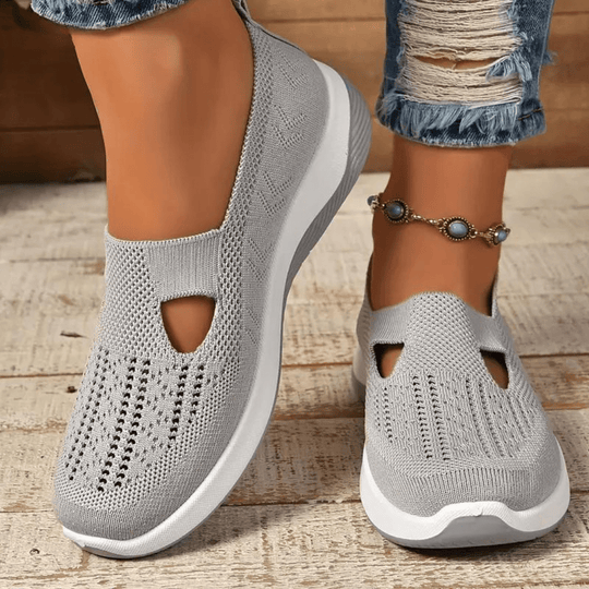 Elastische Orthopedische Sneakers Dames met Ademend Materiaal - ZovaFashion - Schoenen Dames