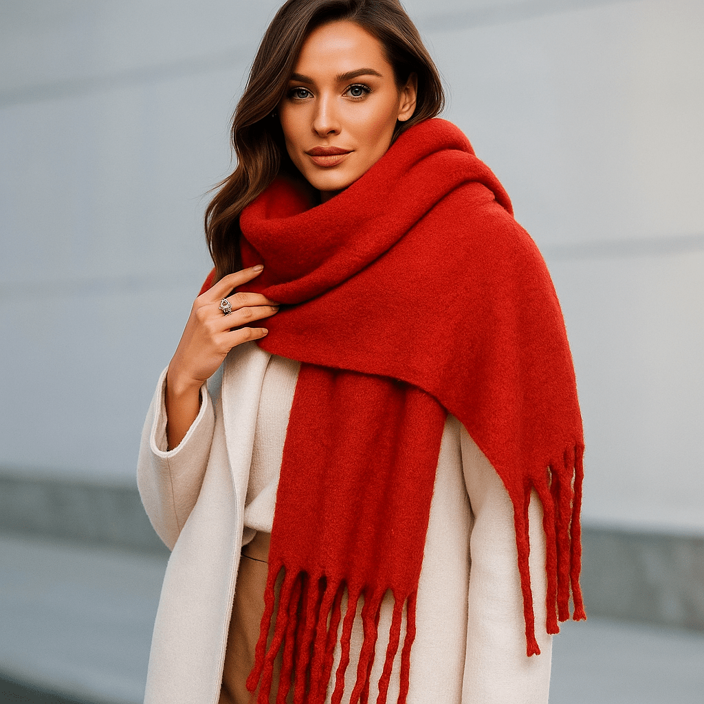 Elegante en Zachte Ruit Sjaal – Elira