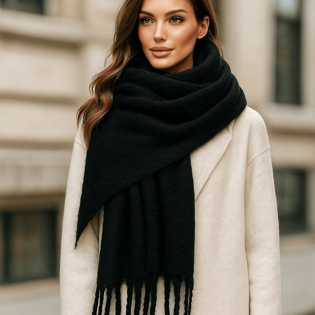 Elegante en Zachte Ruit Sjaal – Elira