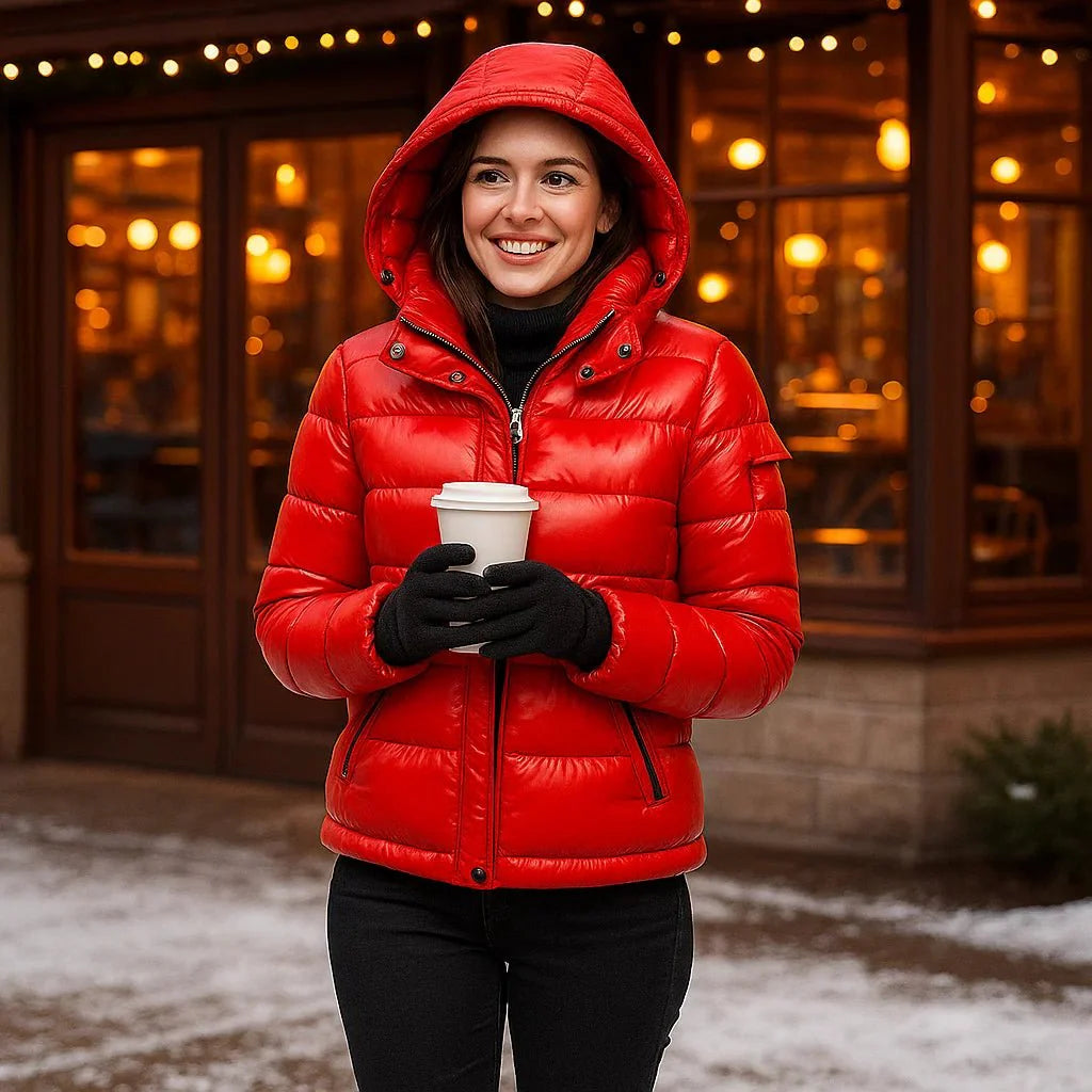 Elegante donsjack Lang Marie - Warm - Stijlvol - Comfortabel