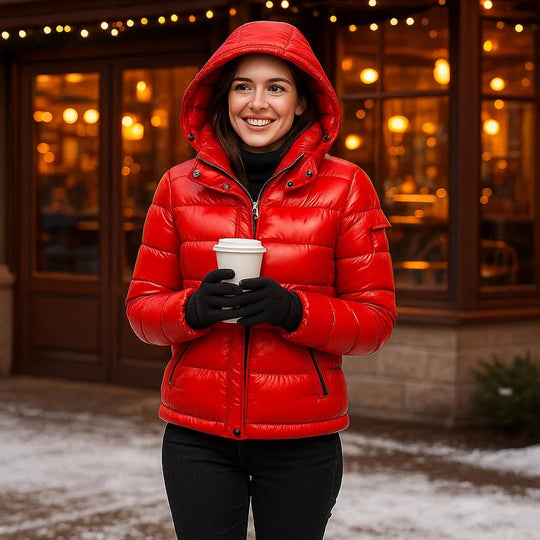 Elegante donsjack Lang Marie - Warm - Stijlvol - Comfortabel