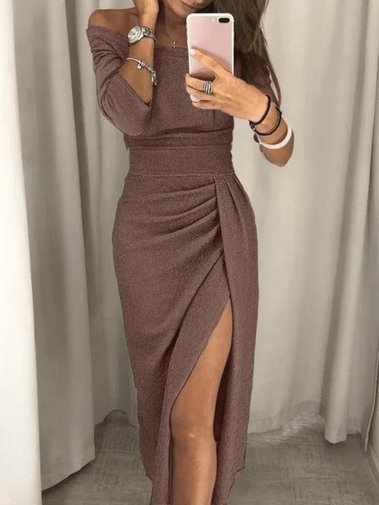 Elegante Maxi Zomerjurk van Zacht, Ademend Stof met V - Hals en Mouwloos Design - ZovaFashion - Maxi Jurk