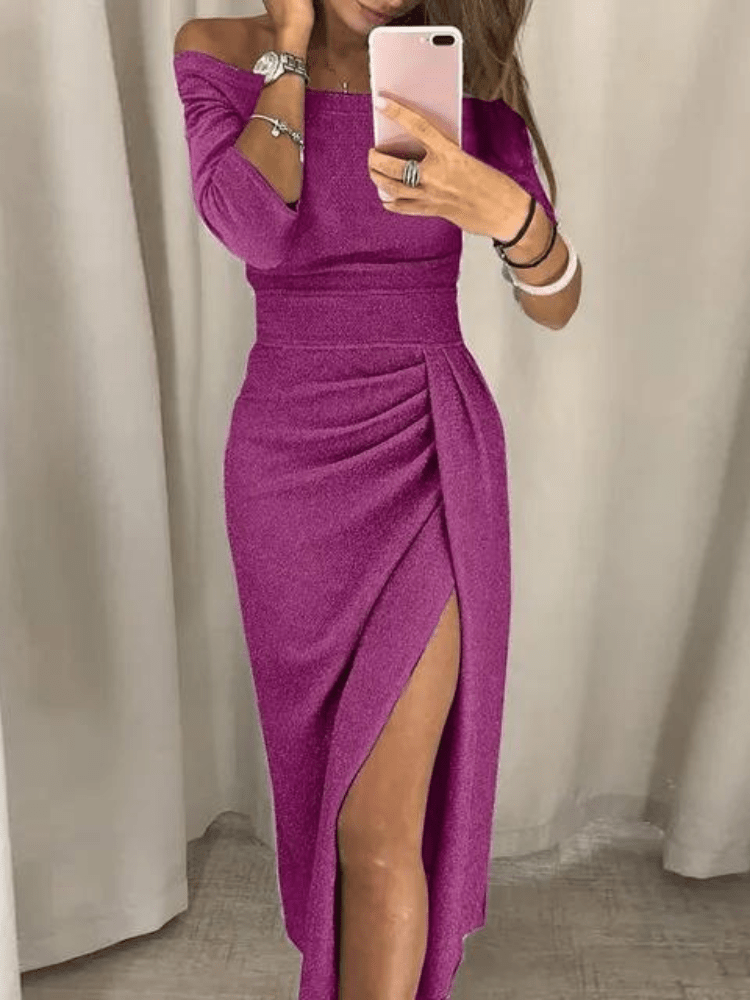 Elegante Maxi Zomerjurk van Zacht, Ademend Stof met V - Hals en Mouwloos Design - ZovaFashion - Maxi Jurk
