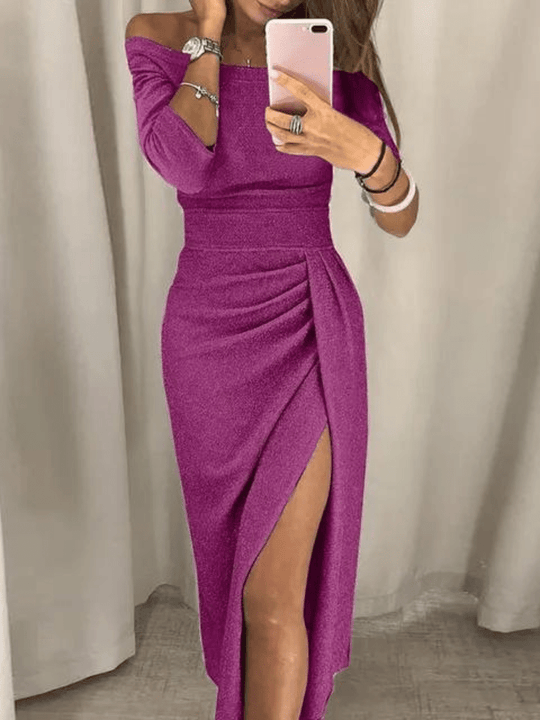 Elegante Maxi Zomerjurk van Zacht, Ademend Stof met V - Hals en Mouwloos Design - ZovaFashion - Maxi Jurk