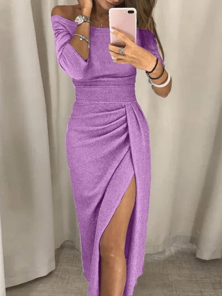 Elegante Maxi Zomerjurk van Zacht, Ademend Stof met V - Hals en Mouwloos Design - ZovaFashion - Maxi Jurk