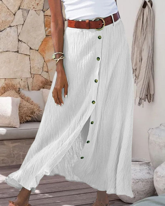 Elegante Maxi Zomerrok Dames - Rok van Lichtgewicht Polyester - Zova - Fashion