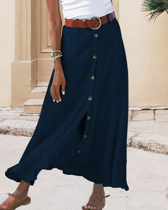 Elegante Maxi Zomerrok Dames - Rok van Lichtgewicht Polyester - Zova - Fashion