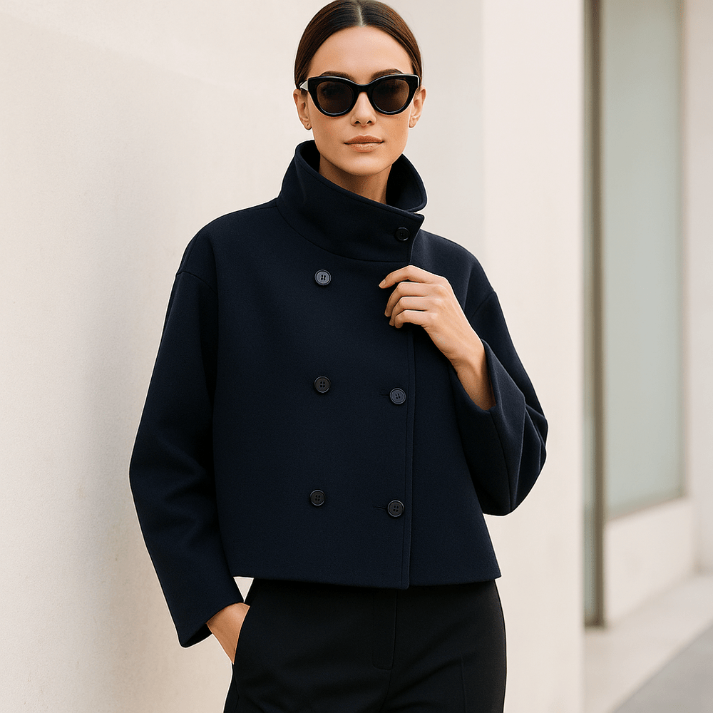 Elise - Elegante Korte Jas - Moderne Reversen - Dames