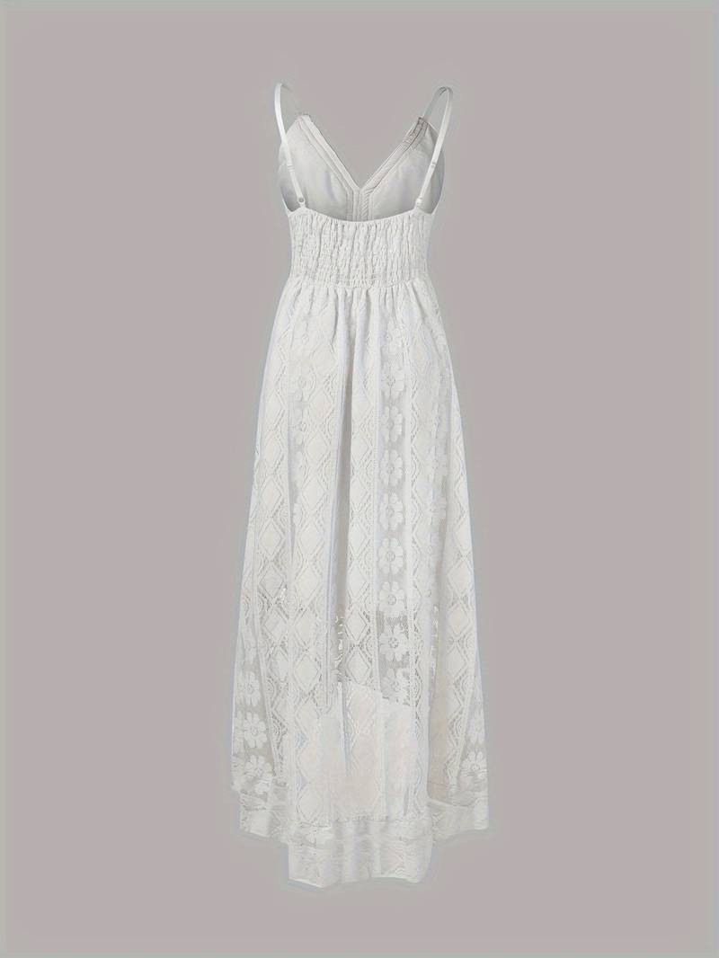 Emma's Boho Maxi Zomerjurk Dames van Katoen met Spaghetti Bandjes en V - Hals - ZovaFashion - Maxi Jurk
