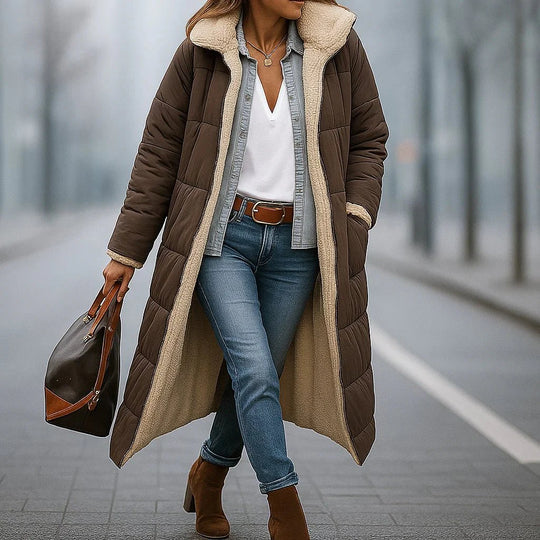 Esme – Dubbelzijdige Dames Parka voor de Winter