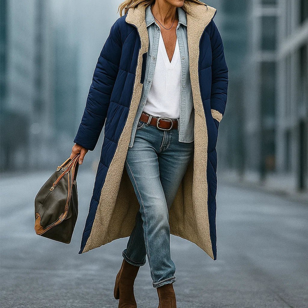 Esme – Dubbelzijdige Dames Parka voor de Winter