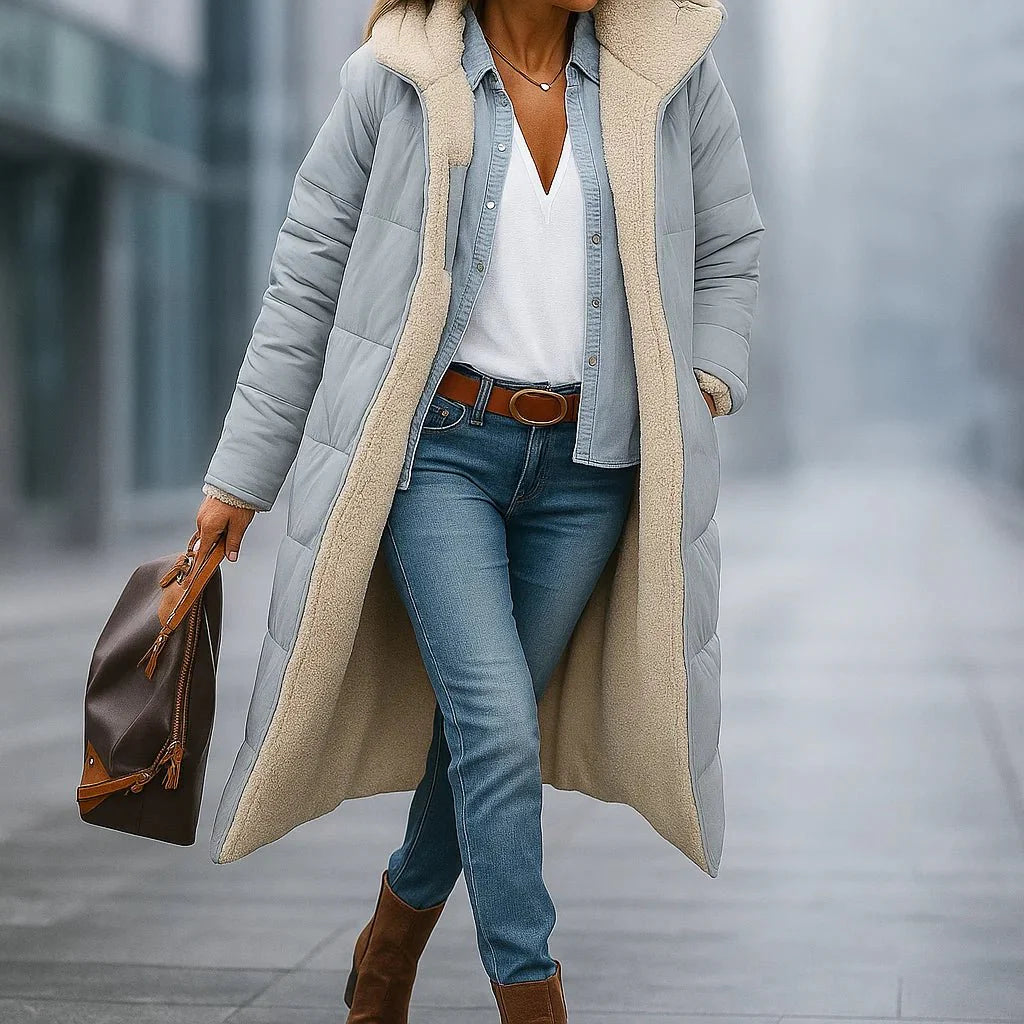 Esme – Dubbelzijdige Dames Parka voor de Winter