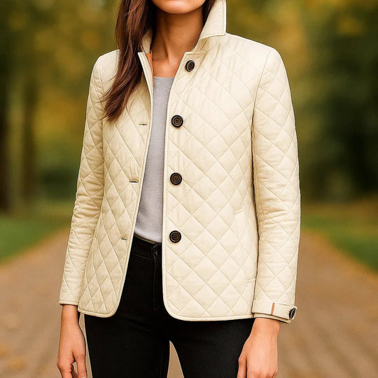 Evelyn - Zijde en katoenen damesjack - Licht en elegant